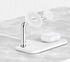 STOJAK Z ŁADOWARKA BEZPRZEWODOWA DO IPHONE / WATCH / AIRPODS 15W RECCI