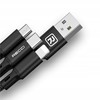 MOCNY KABEL USB PRZEWÓD 3w1 LIGHTNING MICRO TYP-C USB-C 2.4A 120cm RECCI