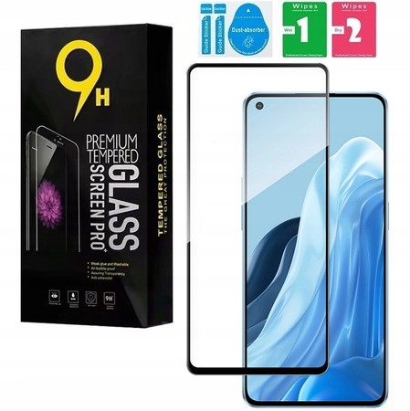 SZKŁO HARTOWANE PEŁNE SZYBKA do OPPO A53 2020 / A53S SZYBKA OCHRONA ZESTAW