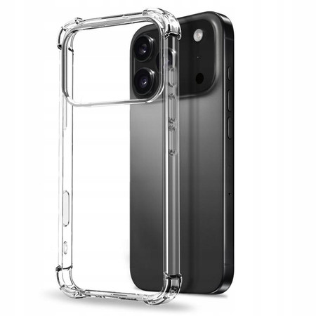 ETUI CASE do iPHONE 17 PRO MAX WZMACNIANE ROGI NAROŻNIKI + SZKŁO HARTOWANE