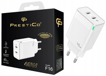 ŁADOWARKA 2x USB C 40W DO APPLE iPHONE 13 14 PRO