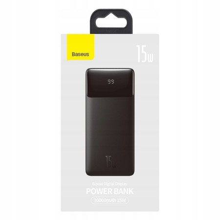 BASEUS POWER BANK 30000MAH 3X USB USB-C 15W +KABEL