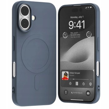 ETUI MERCURY SILIKON CASE DO iPHONE 16 DO MAG SAFE Z MIKROFIBRĄ