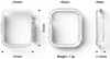SILIKONOWE 2x ETUI CASE DO APPLE WATCH 7 41 MM