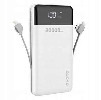 SZYBKI POWERBANK 30000MAH 15W + KABEL LIGHTNING