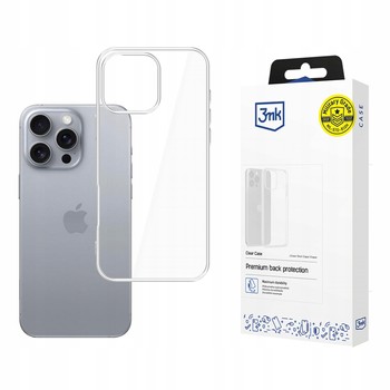 3MK CLEAR CASE ETUI OBUDOWA do iPHONE 16 PRO BEZBARWNE