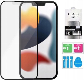 Szkło Hartowane Pełne 9H 5D do iPhone 13 i 13 Pro