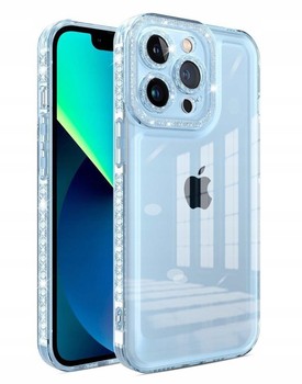 ETUI CASE OBUDOWA do iPhone 13 w DIAMENCIKI CLEAR