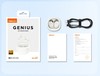 SŁUCHAWKI BEZPRZEWODOWE BLUETOOTH 5.3 DOUSZNE + POWERBANK KABEL TWS RECCI