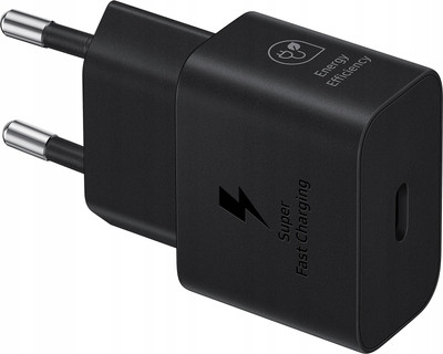 SZYBKA ŁADOWARKA SIECIOWA SAMSUNG 25W USB-C TYP C FAST CHARGE T2510 GAN