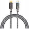 PODŚWIETLANY KABEL LIGHTNING USB-C 20W 1M W OPLOCIE MOCNY LED RECCI