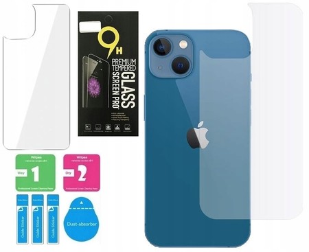 SZKŁO 9H OCHRONA NA TYŁ PLECY DO iPHONE 14