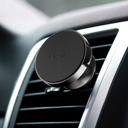 UCHWYT BASEUS DO KRATKI NAWIEWU DO AUTA NA KRATKE MAGNETYCZNY + BLASZKI