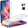 SZKŁO HARTOWANE PEŁNE do iPhone X XS 11 PRO Z RAMKĄ DO MONTAŻU ŁATWY MONTAŻ