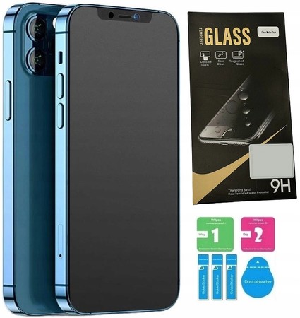 SZKŁO HARTOWANE MATOWE do iPhone X XS 11 PRO ZESTAW ANTYREFLEKSYJNE