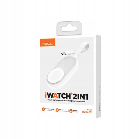 POJEMNY POWERBANK do WATCH 9 8 7 6 5 4 SE ULTRA 1 2 2,5W RECCI