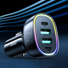 ŁADOWARKA SAMOCHODOWA SZYBKA 70W 4 PORTY: 2 x USB C, 2 x USB PD QC JOYROOM