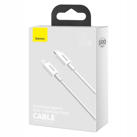 Baseus Kabel USB-C Lightning 1m 20W do iPhone FAST