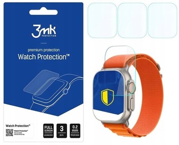 3X FOLIA OCHRONA NA EKRAN DO APPLE WATCH ULTRA 49