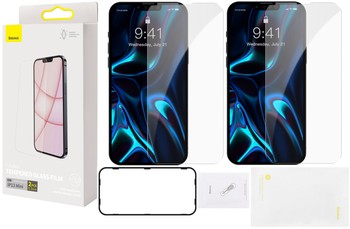 BASEUS 2x SZKŁO HARTOWANE SZYBKA do iPhone 13 MINI