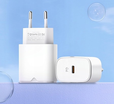 SZYBKA ŁADOWARKA SIECIOWA USB C 20W PD QC 3.0 RECCI