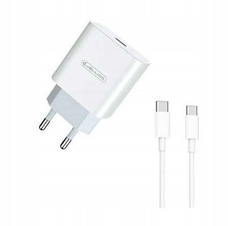 SZYBKA ŁADOWARKA SIECIOWA 20W USB C + KABEL ZESTAW