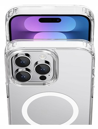 CASE ETUI MAGNETYCZNE DO IPHONE 15 PRO MAX OBUDOWA WZMACNIANE MOCNE RECCI