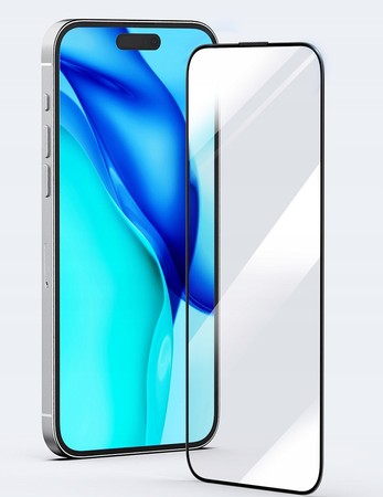 SZKŁO HARTOWANE 9H DO iphone 15 NA CAŁY EKRAN SZYBKA PEŁNE RECCI