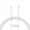 2X BASEUS KABEL PRZEWÓD USB-C 30W PD 480Mb/s 2M BIAŁY 2X USB C TYP C