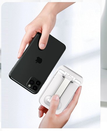 MOCNY STOJAK WYSUWANY UCHWYT PODSTAWKA NA TELEFON POD TABLET RECCI