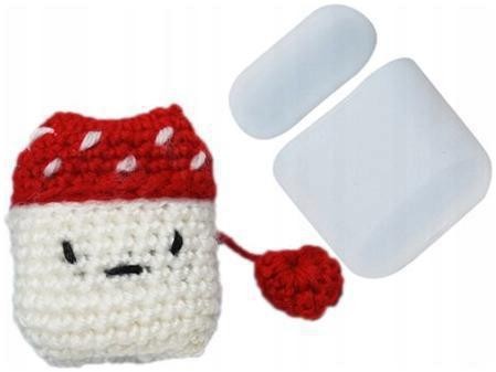 Silikonowe Etui Case Wełna Nakładka do AirPods 1 2