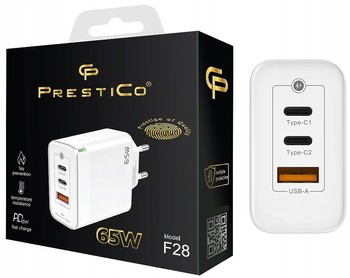 ŁADOWARKA 3x USB C 65W QC PD DO APPLE iPHONE 13 14