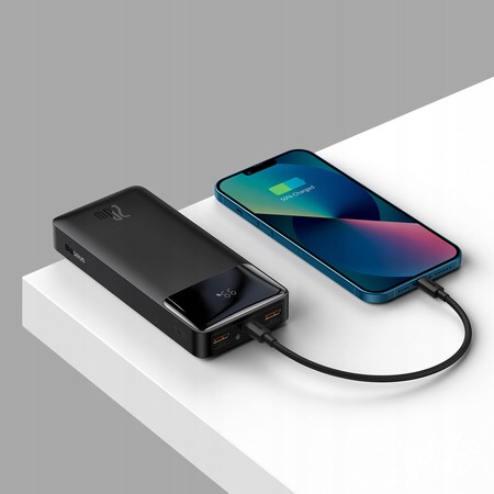 BASEUS POWER BANK 20000MAH 3X USB USB-C 15W +KABEL