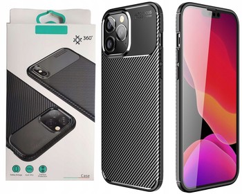 ETUI PANCERNE KARBON CASE DO iPhone 15 PRO ELEGANCKIE KARBONOWE WZMACNIANE