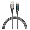 KABEL Z WYŚWIETLACZEM USB-C SZYBKIE ŁADOWANIE USB TYP C 6A 66W 1,2M RECCI