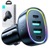 ŁADOWARKA SAMOCHODOWA SZYBKA 70W 4 PORTY: 2 x USB C, 2 x USB PD QC JOYROOM