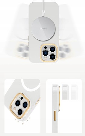 MAGNETYCZNE ETUI do iPhone 14 PRO MAX OBUDOWA SHOCKPROOF MATT RECCI