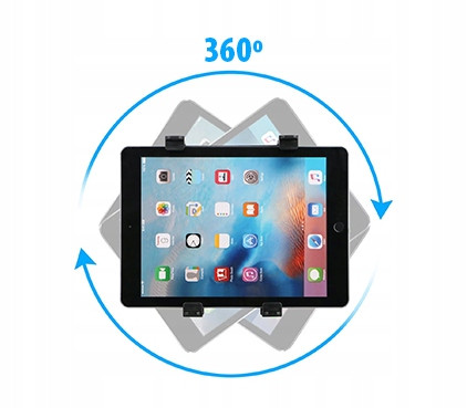 UCHWYT DO SAMOCHODU DO ZAGŁÓWKA DO TABLETU TABLETA MOCNY ROZKŁADANY