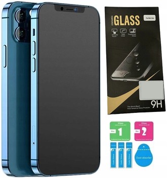 SZKŁO HARTOWANE MATOWE do iPhone X XS 11 PRO ZESTAW ANTYREFLEKSYJNE