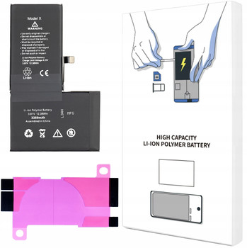 BATERIA DO iPHONE X WIĘKSZA POJEMNOŚĆ 3250 mAh ŚWIEŻA KOMPLET