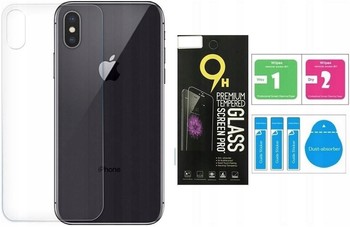 Szkło Hartowane na Tył plecy do iphone X Xs