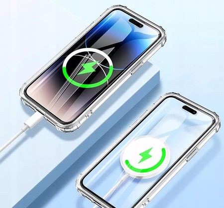ETUI CASE do iPHONE 17 PRO MAX WZMACNIANE ROGI NAROŻNIKI + SZKŁO HARTOWANE