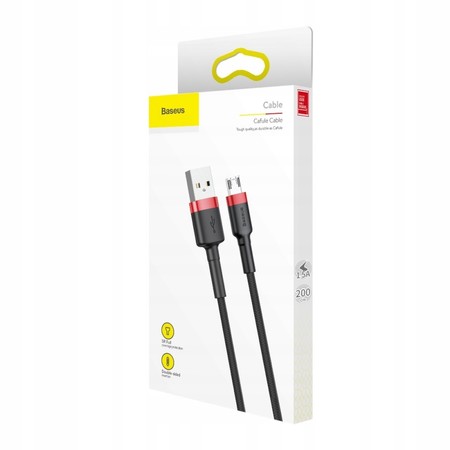 Kabel USB Micro typ B Baseus 2m Fast 1,5A Mocny