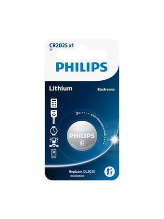 Philips Bateria litowa guzikowa CR2025 3V Litowa