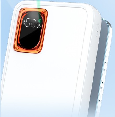 SZYBKI POWERBANK 20000MAH 22,5W QC 3.0 PD + KABEL LIGHTNING USB-C RECCI