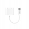 PRZEJŚCIÓWKA ADAPTER USB-C USB C + AUX 3,5 MM DO SŁUCHAWEK RECCI