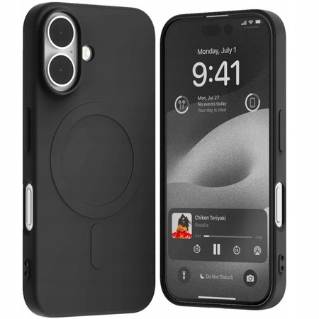 ETUI MERCURY SILIKON CASE DO iPHONE 16 DO MAG SAFE Z MIKROFIBRĄ