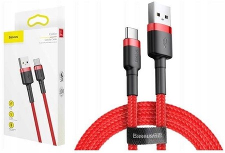 Baseus Wytrzymał Nylonowy Kabel USB-C Typ C Fast