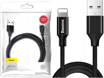 BASEUS SZYBKI KABEL LIGHTNING USB DO IPHONE 1.8M