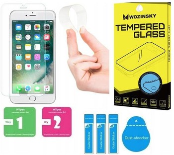 Hybrydowa Folia Szklana do iPhone 7 + 8 + Plus